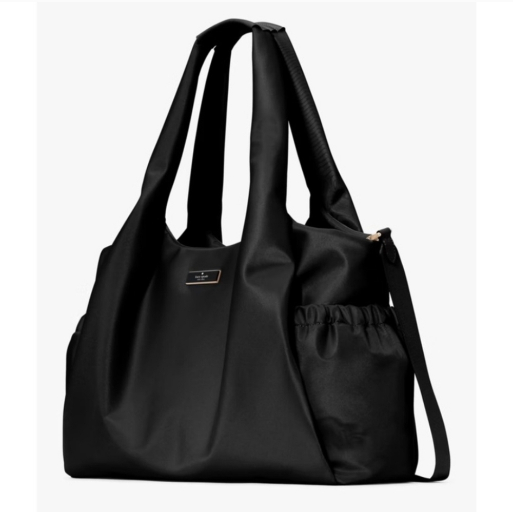 Kate Spade Carter Nylon Large Baby Bag, Black - Picture 2 of 15